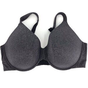 AMBRIELLE‎ Everyday FULL COVERAGE Underwired Padded Gray Size 44DDD Full figure